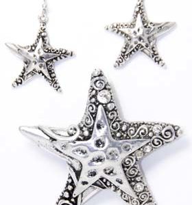 star earring set