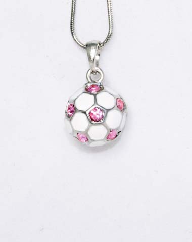 soccer ball necklace
