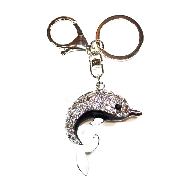 dolphin bag and key charm