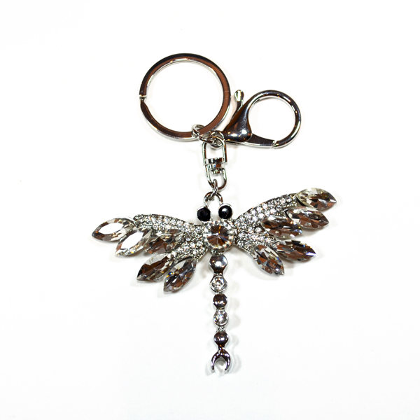 dragonfly bag and key charm