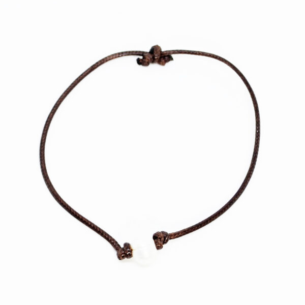 single pearl brown bracelet