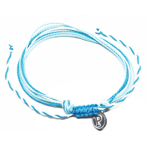 blue white friendship bracelet