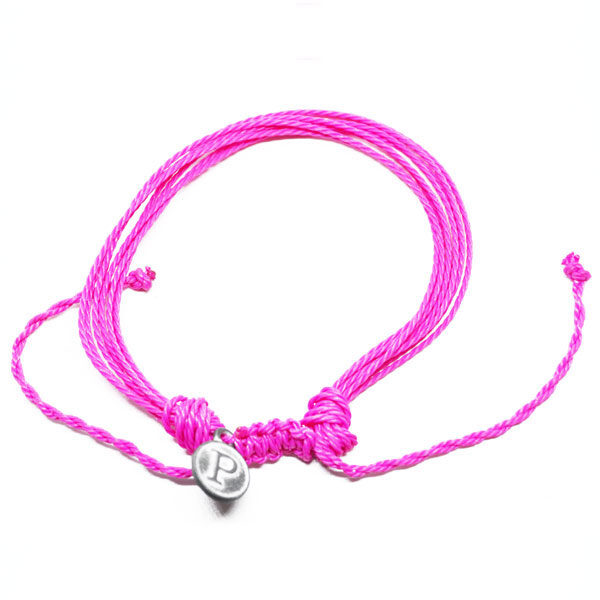 pink friendship bracelet
