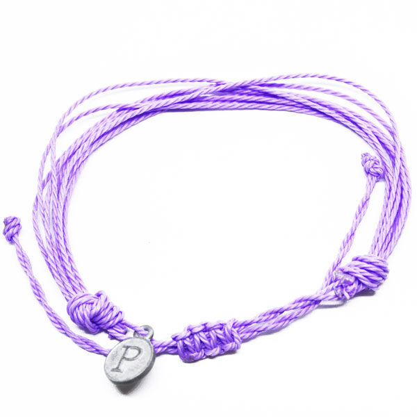 purple friendship bracelet