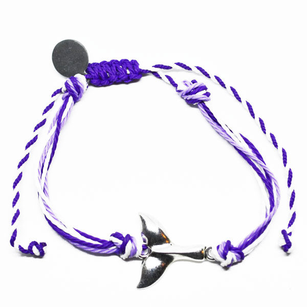 purple wave friendship bracelet