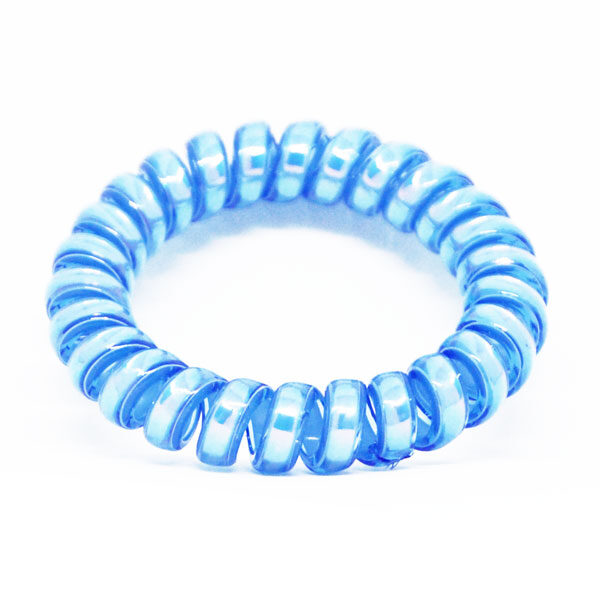 blue cord hair bracelet